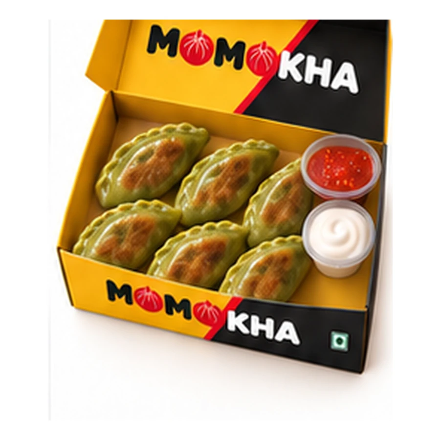 Pan Fried Veg Himalayan Momo - maida-free momo